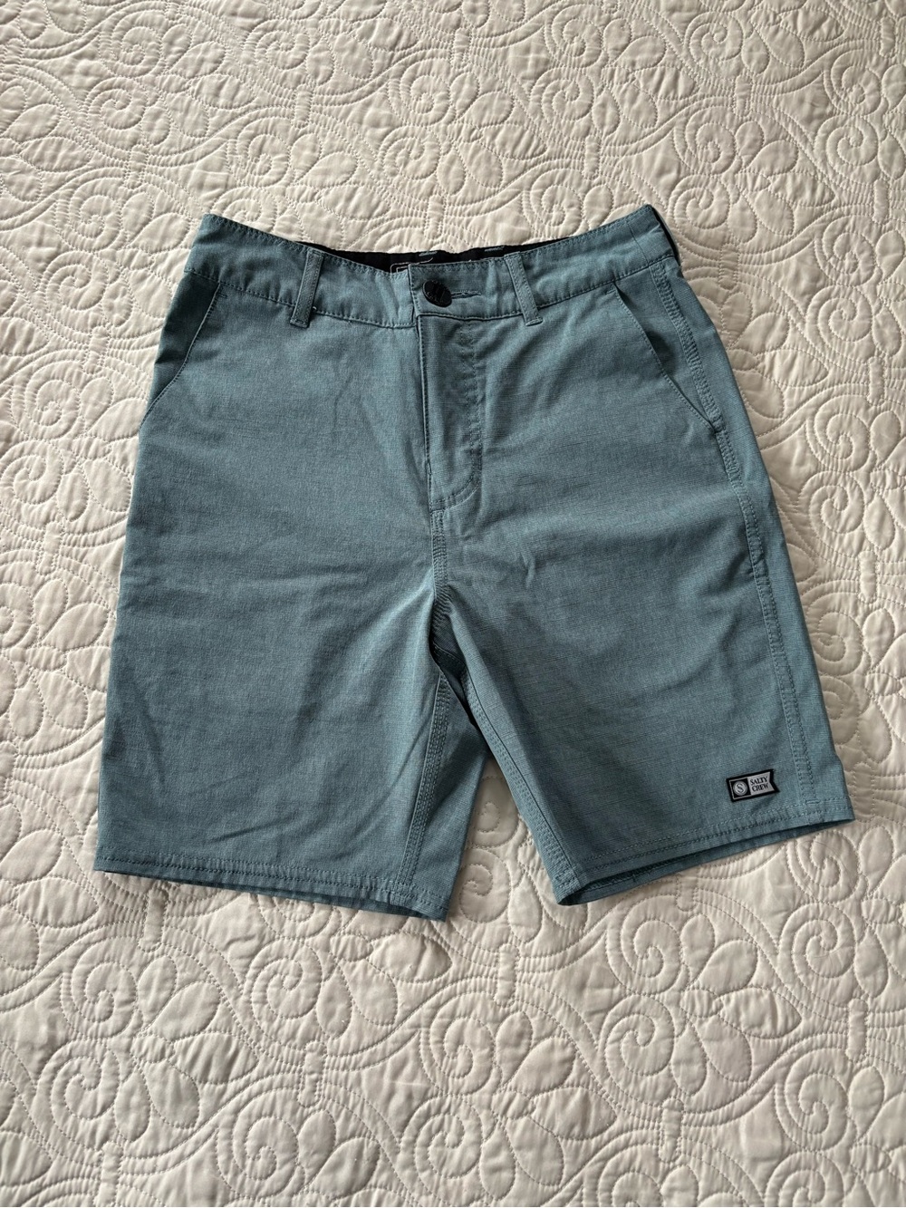 Salty Crew Teal Boys Hybrid Shorts